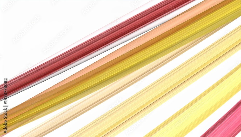 Poster dynamic flow of colorful strands abstract design digital art vibrant background close-up view concep