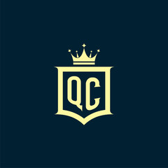 initials law firm logo design vector	
