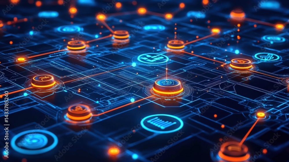 Poster interactive digital network system