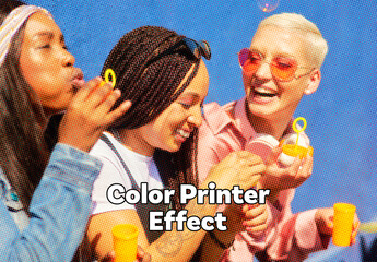 Color Printer Effect