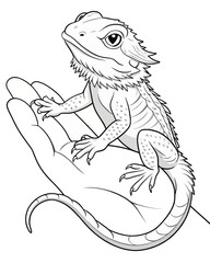 Dragoon coloring book for kids