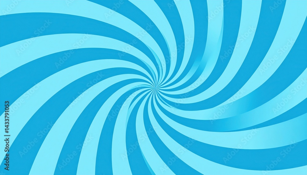 Poster dynamic swirl animation digital space visual content bright blue abstract viewpoint motion concept f