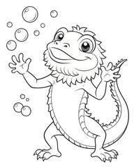 Dragoon coloring book for kids