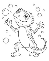Dragoon coloring book for kids