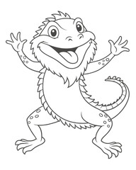 Dragoon coloring book for kids