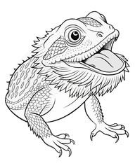 Dragoon coloring book for kids