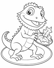Dragoon coloring book for kids