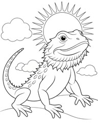 Dragoon coloring book for kids