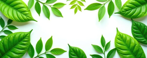 Leafy greens isolated against a clean white background with subtle texture, foliage, green, leafy greens