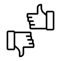 pros and cons vector icon