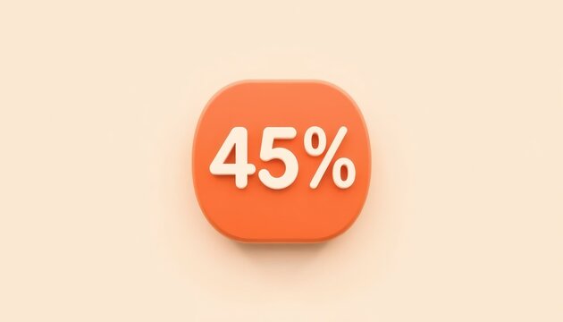 45% Discount Button