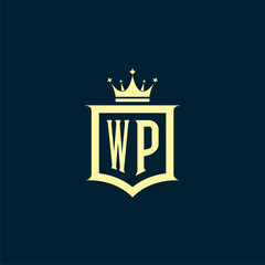 initials law firm logo design vector	