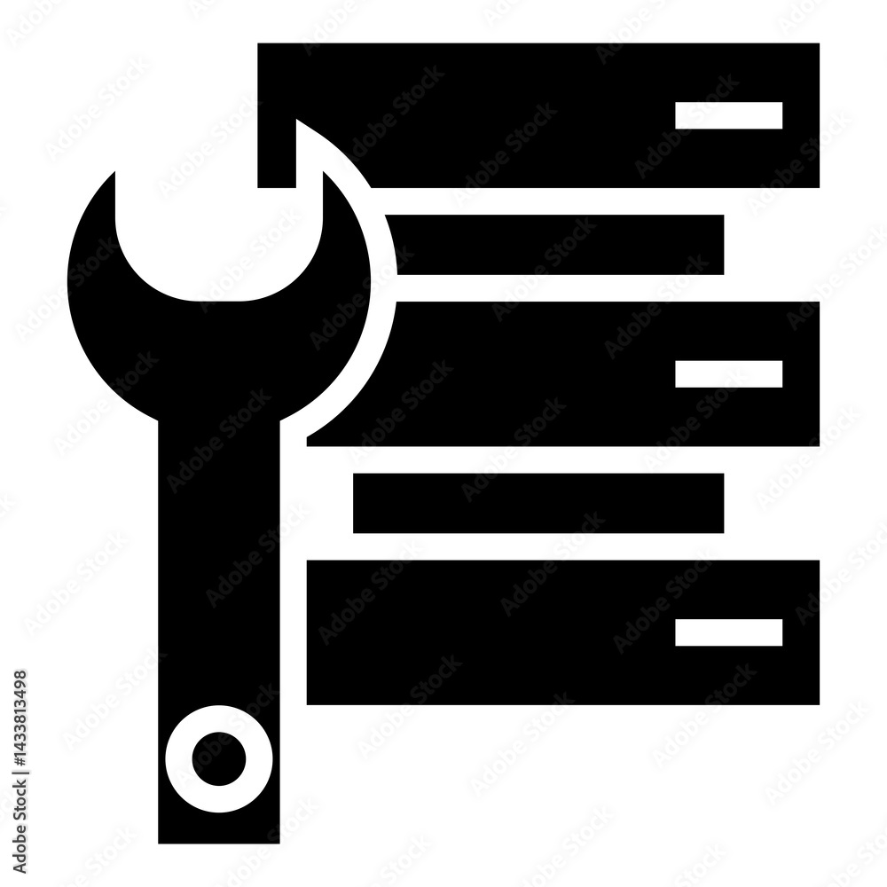 Aufkleber modify data  vector icon