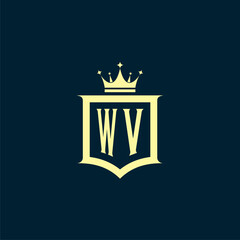 initials law firm logo design vector	