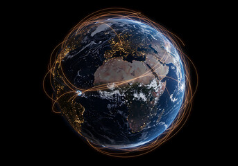 Stunning Earth Image: Global Connectivity and Night Lights