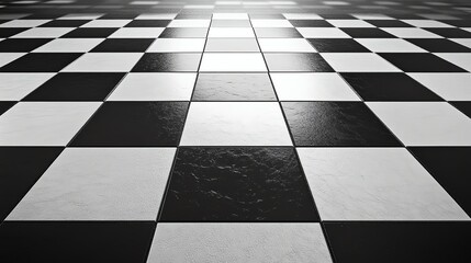 Naklejka premium A chessboard representing business strategy, highlighting the competition and tactics involved in corporate decision-making.