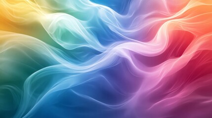 Fototapeta premium Abstract Rainbow Fabric Texture Background