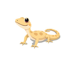 Cute Little Desert Gecko Illustration