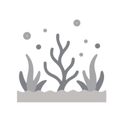 Fototapeta premium Minimalist Coral Icon 