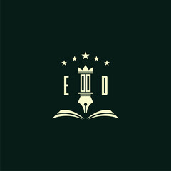 initials design modern legal attorney law firm lawyer advocate consultancy business logo vector