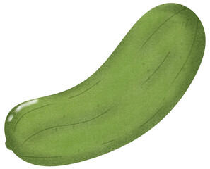 green cucumber.