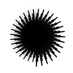 Star Burst, Star burst sticker, Circle sticker set. Wavy edge promo black badges. Star burst shape tags for price. Blank sale stickers, Star Badges, round discount icon isolated, call-to-action badges