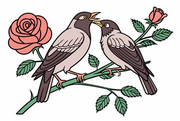 bird on branch