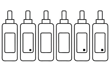 Battery Chargers Vintage Style Line Art