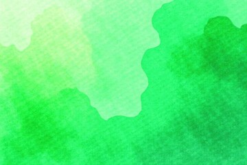 Obraz premium Abstract green watercolor wash, textured and vibrant , distressed, backdrop, green