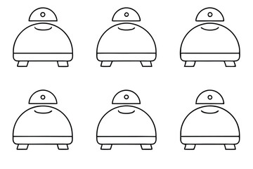 Bed Alarms Smart Monitor Line Art