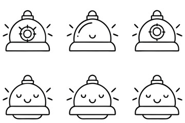 Bed Alarms Elder Care Line Art