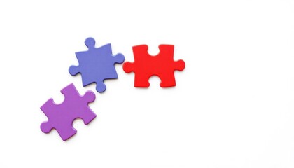 Colorful puzzle pieces