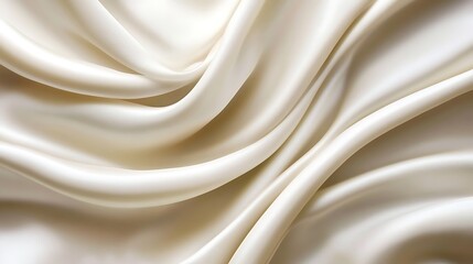 Obraz premium Cream Silk Drape Texture Background. (2)