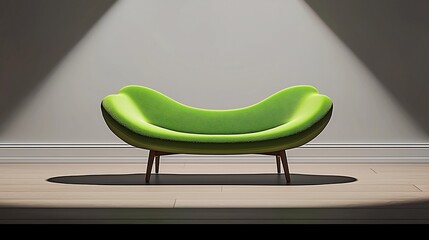 Modern lime green sofa