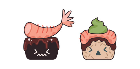 Set Sushi Cute