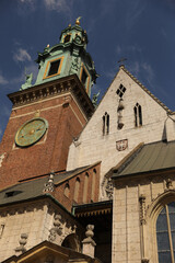 The environs of Wawel Castle in Krakow in early spring
