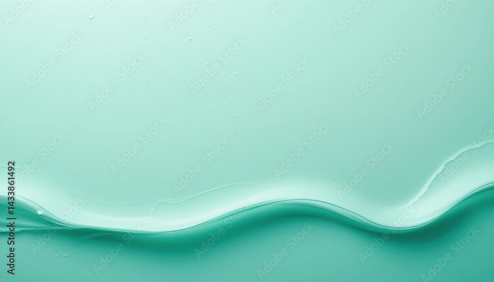 Poster calming wave motion on aqua surface abstract photography tranquil environment close-up view serene c