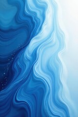 Fluid blue and white streaks, ethereal backdrop, serene, soft, subtle