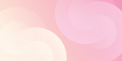 Vector background modern minimalist pink and yellow gradations circle effect illustration abstract