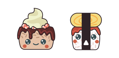 Set Sushi Cute