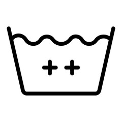 Fototapeta premium Laundry line icons