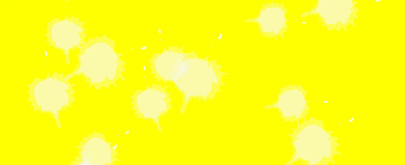 Abstract white brush  with oblique stripe on yellow background vector illustration