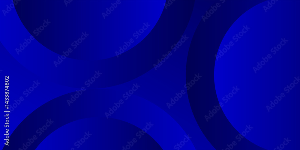Aufkleber circle abstract background. blue gradient circular shape elements. minimalist geometric pattern. mod