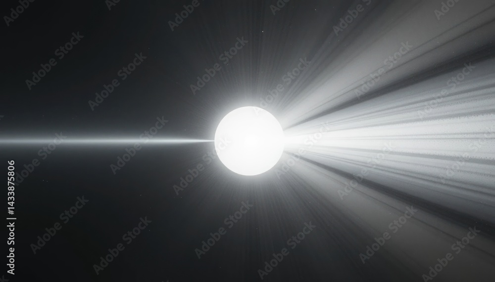 Poster dynamic light burst action cosmic scene visual art dark space environment close-up viewpoint abstrac