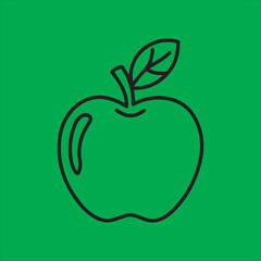 Simple Apple Outline Drawing,Black and White Apple Illustration,Hand Drawn Apple with Leaf,Apple Line Art Design,Minimalist Apple Sketch,Apple Contour Vector Art,Fresh Apple Outline Graphic