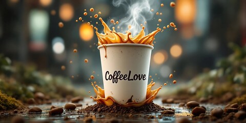 Coffee love background