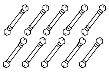 Bone Drills Reliable Design Line Art