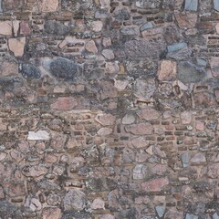 Medieval Stone Wall Textures – Authentic Details from Centuries Past - Tiled - Seamless