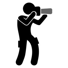 black photographer icon