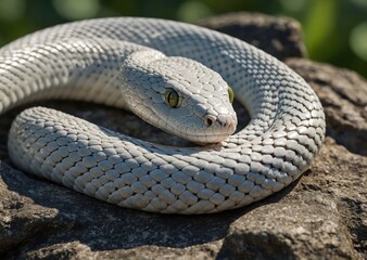Obraz premium Albino Cape Cobra